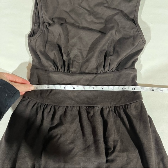 Field Day Sleeveless Chocolate Brown Fit and Flare Dress XS - Picture 8 of 9